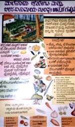 Poster painted by artist Satish Yellapur for the Malenadu seed exchange network